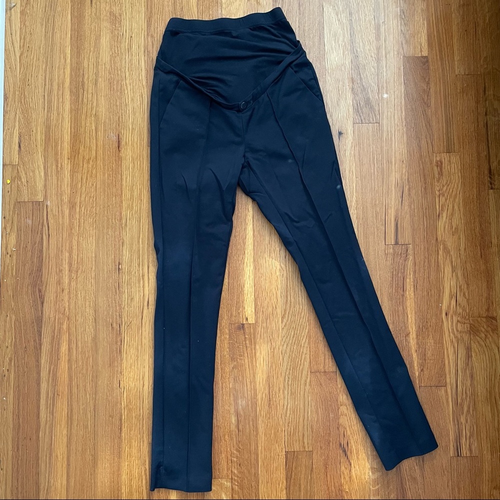 Seraphine Maternity Slim Fit Navy Blue Maternity Pants Size 2